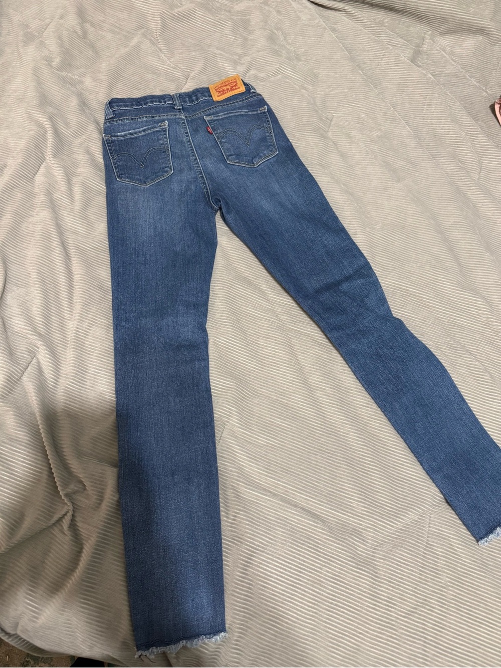 Levi's 's Girls Blue Slim Straight Jeans